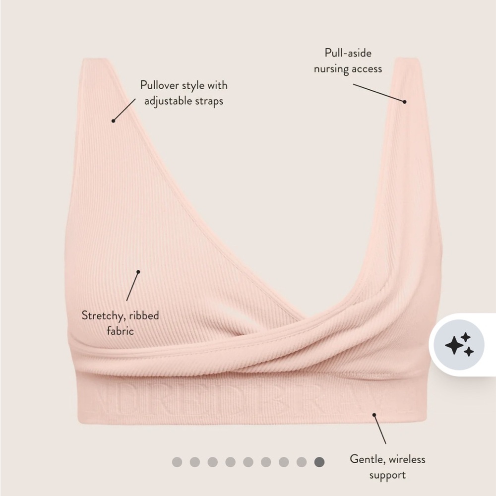 NWOT Kindred Bravely Sublime Adjustable Crossover Nursing & Lounge Bra